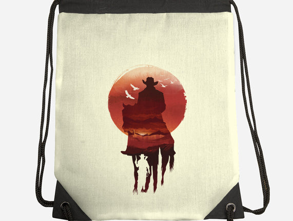 Red Sunset Cowboy