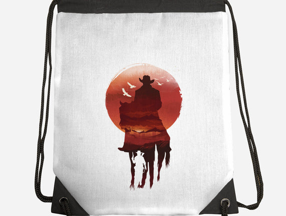 Red Sunset Cowboy