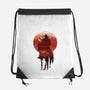 Red Sunset Cowboy-None-Drawstring-Bag-dandingeroz