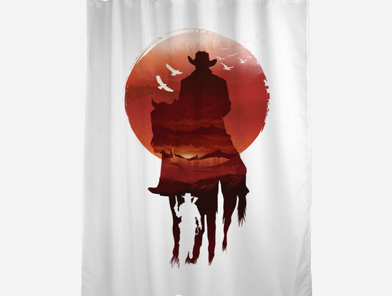 Red Sunset Cowboy