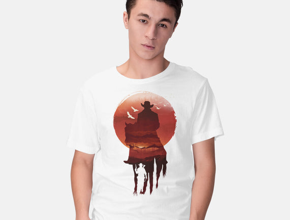 Red Sunset Cowboy