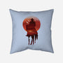 Red Sunset Cowboy-None-Removable Cover w Insert-Throw Pillow-dandingeroz