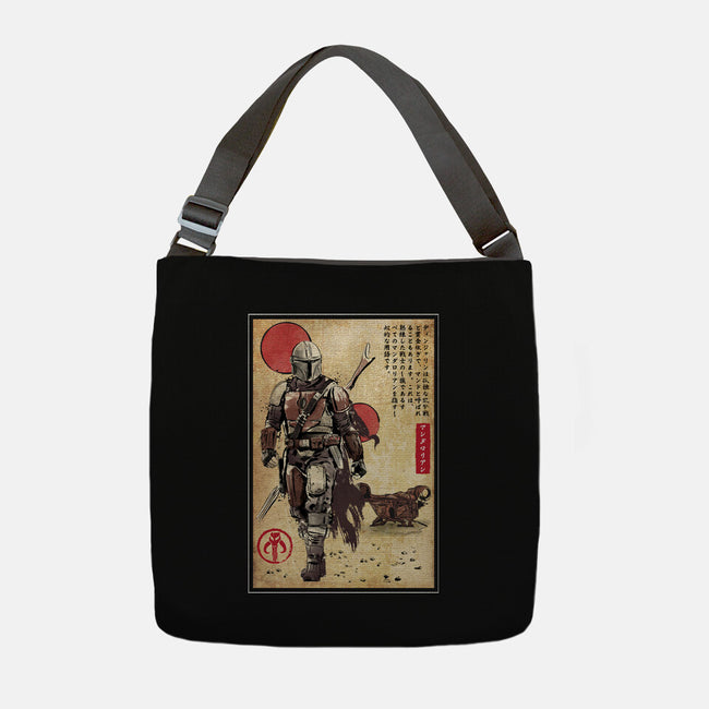 The Way Of Bounty Hunter-None-Adjustable Tote-Bag-DrMonekers