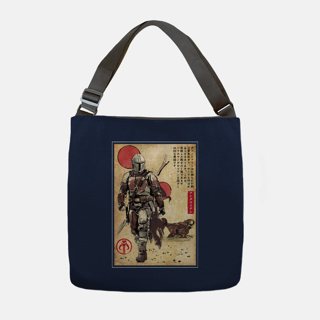 The Way Of Bounty Hunter-None-Adjustable Tote-Bag-DrMonekers