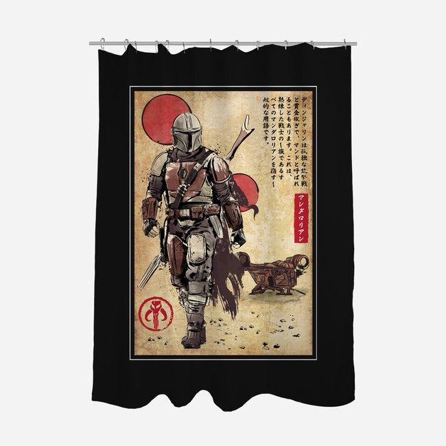 The Way Of Bounty Hunter-None-Polyester-Shower Curtain-DrMonekers