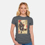 The Way Of Bounty Hunter-Womens-Fitted-Tee-DrMonekers