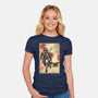 The Way Of Bounty Hunter-Womens-Fitted-Tee-DrMonekers