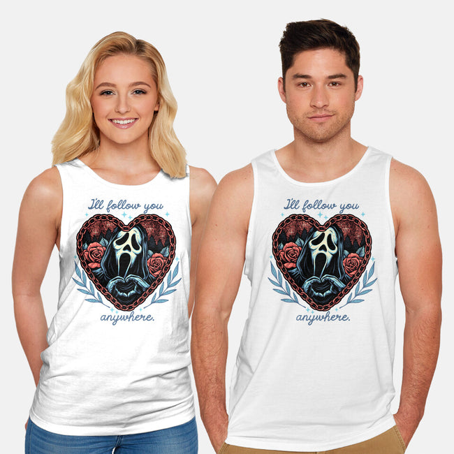 Following Anywhere-Unisex-Basic-Tank-glitchygorilla