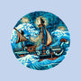 Pirate Waves-None-Adjustable Tote-Bag-glitchygorilla