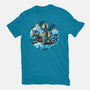 Pirate Waves-Womens-Fitted-Tee-glitchygorilla