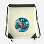 Pirate Waves-None-Drawstring-Bag-glitchygorilla