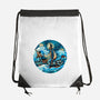 Pirate Waves-None-Drawstring-Bag-glitchygorilla