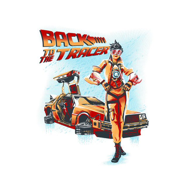 Back To The Tracer-Womens-Fitted-Tee-yumie