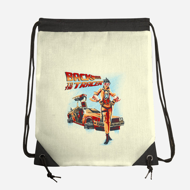 Back To The Tracer-None-Drawstring-Bag-yumie
