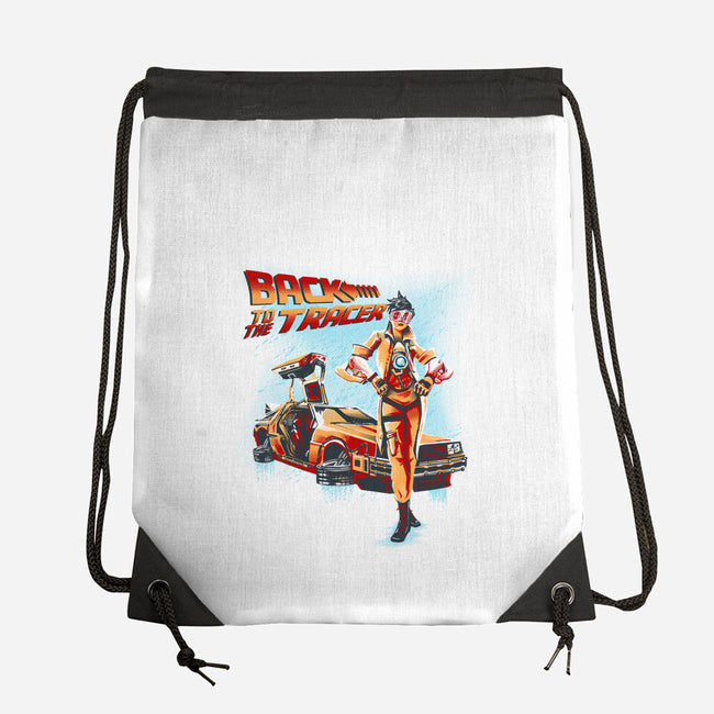Back To The Tracer-None-Drawstring-Bag-yumie