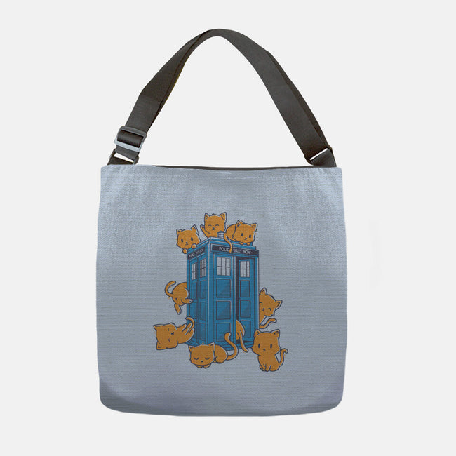 Catscabin-None-Adjustable Tote-Bag-yumie
