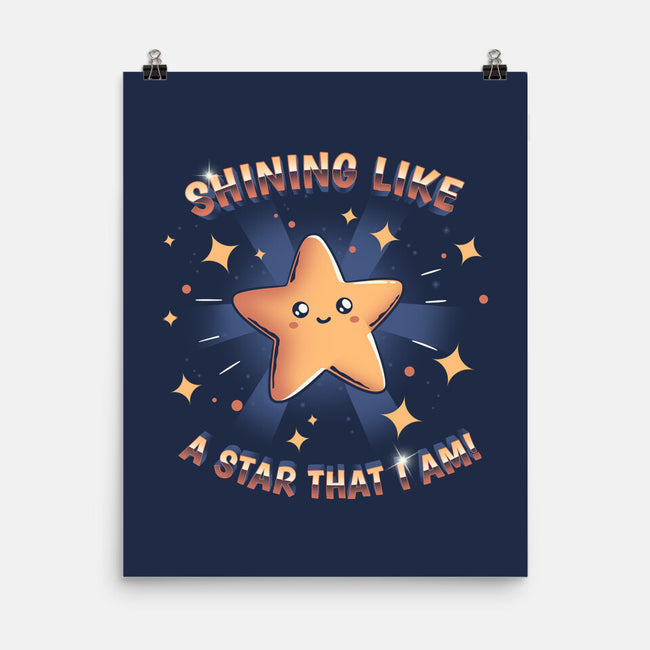 Shining Like A Star-None-Matte-Poster-yumie