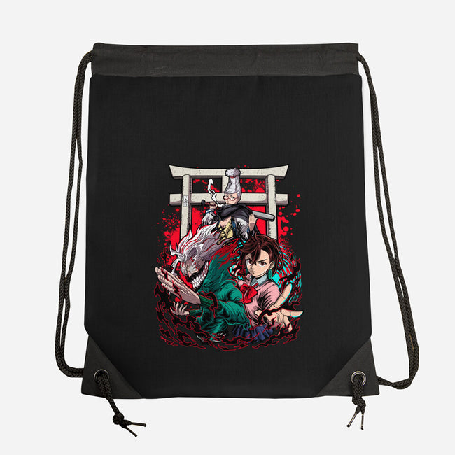 Dandadan Trinity-None-Drawstring-Bag-Diego Oliver