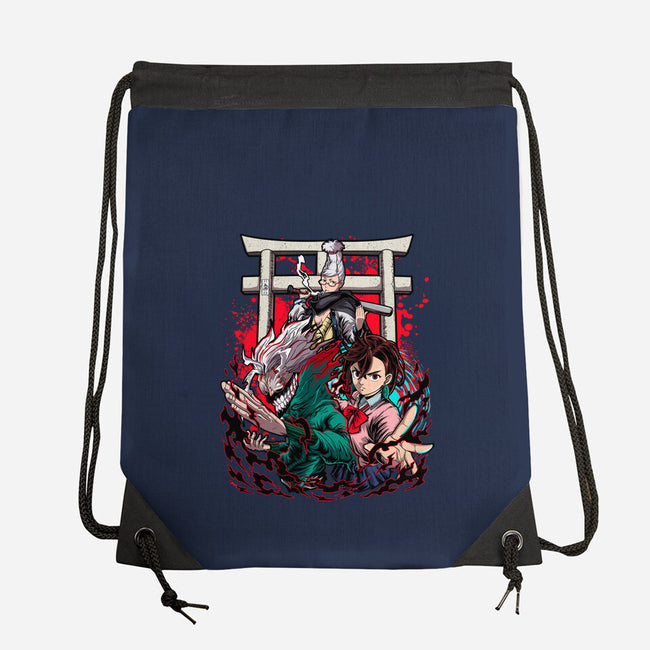 Dandadan Trinity-None-Drawstring-Bag-Diego Oliver