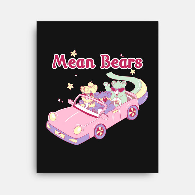 Mean Bears-None-Stretched-Canvas-yumie