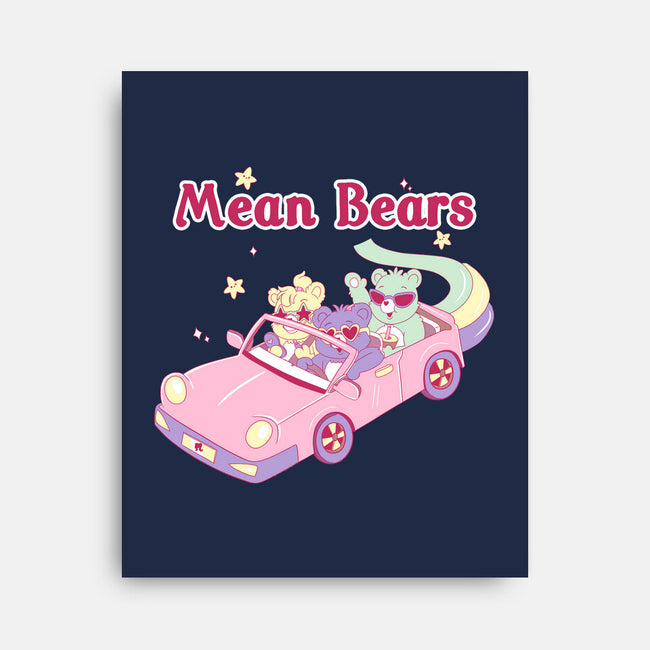 Mean Bears-None-Stretched-Canvas-yumie