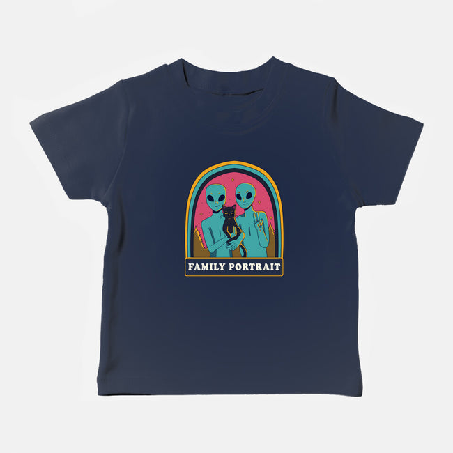 Portrait Family-Baby-Basic-Tee-yumie