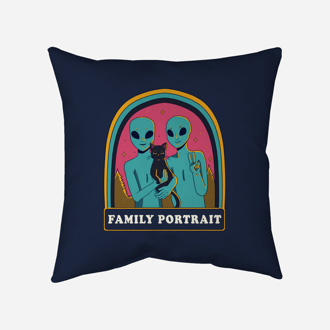 Portrait Family-None-Removable Cover w Insert-Throw Pillow-yumie