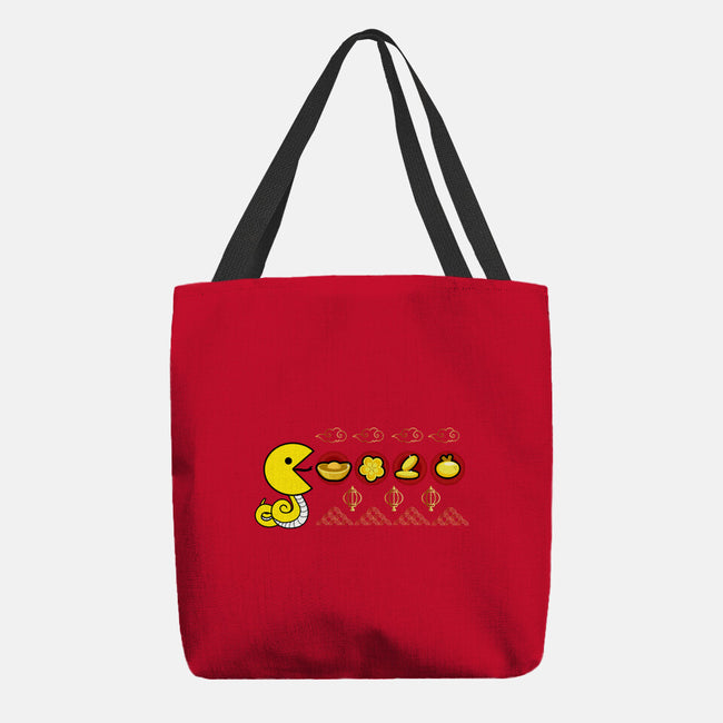 Pac-Snake-None-Basic Tote-Bag-bloomgrace28