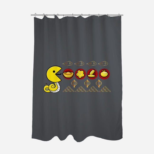 Pac-Snake-None-Polyester-Shower Curtain-bloomgrace28