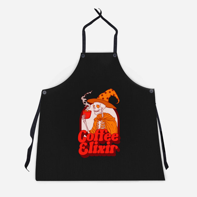 Coffee Elixir-Unisex-Kitchen-Apron-Jess.Adams.Creates