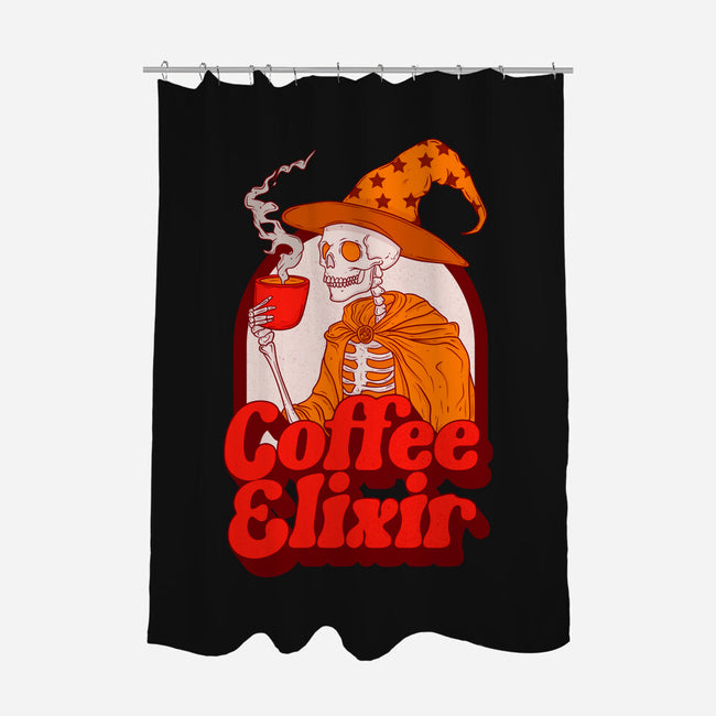 Coffee Elixir-None-Polyester-Shower Curtain-Jess.Adams.Creates