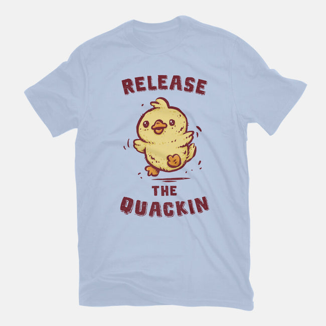 Release The Quackin-Womens-Fitted-Tee-kg07