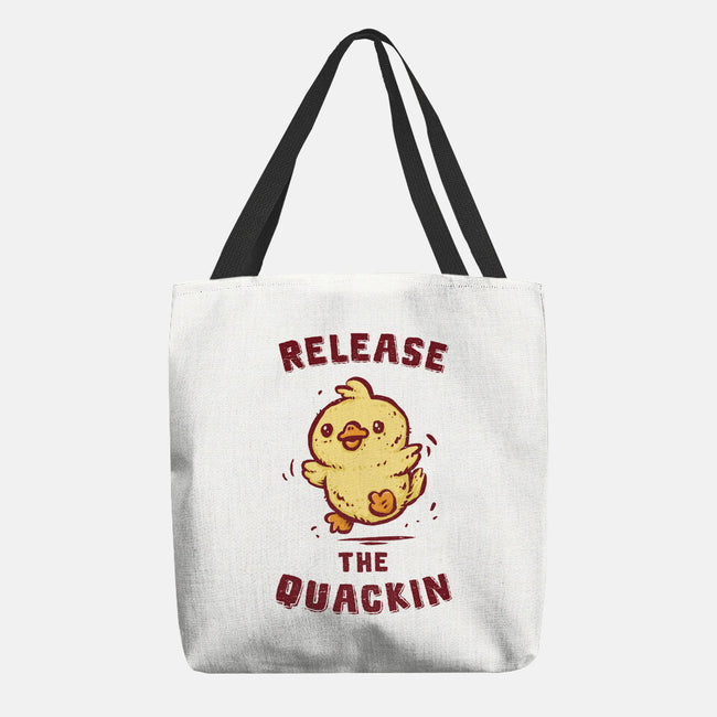 Release The Quackin-None-Basic Tote-Bag-kg07