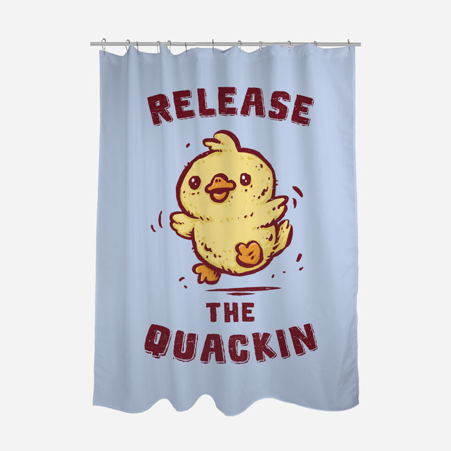 Release The Quackin-None-Polyester-Shower Curtain-kg07