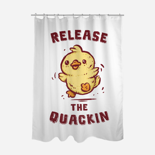 Release The Quackin-None-Polyester-Shower Curtain-kg07