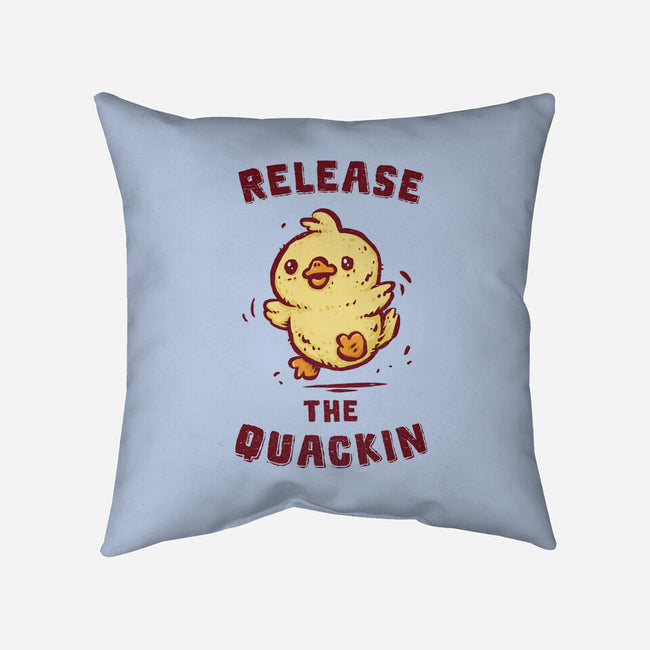 Release The Quackin-None-Removable Cover w Insert-Throw Pillow-kg07