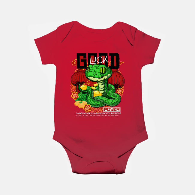 Good Luck Snake-Baby-Basic-Onesie-bloomgrace28