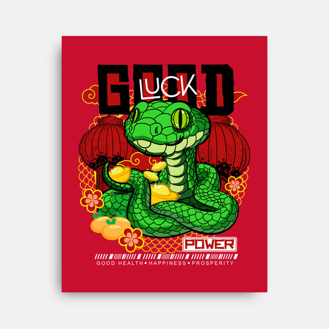 Good Luck Snake-None-Stretched-Canvas-bloomgrace28