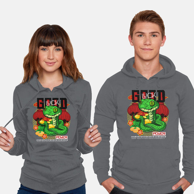 Good Luck Snake-Unisex-Pullover-Sweatshirt-bloomgrace28