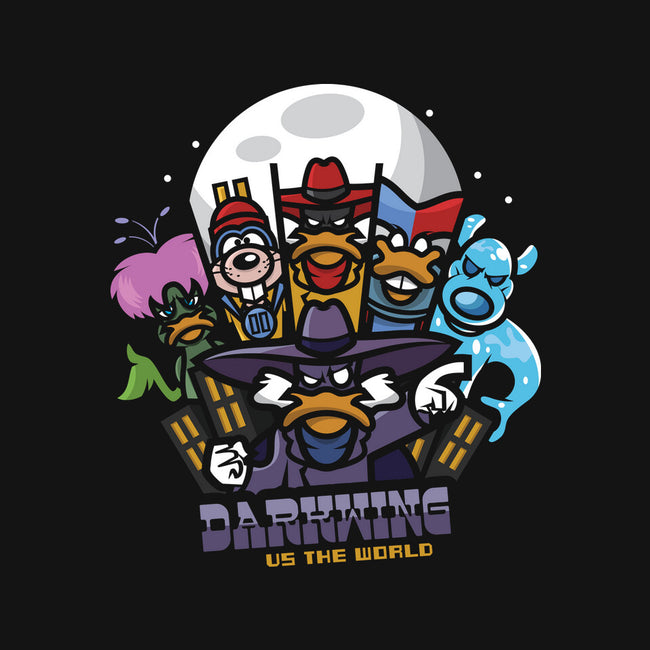 Darkwing Vs The World-Unisex-Pullover-Sweatshirt-jrberger