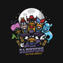 Darkwing Vs The World-Womens-Fitted-Tee-jrberger