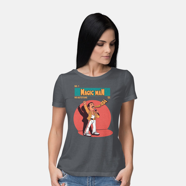 The Magic Man-Womens-Basic-Tee-P1yu5h