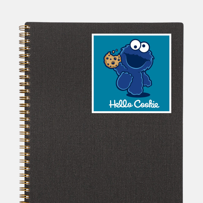 Hello Cookie-None-Glossy-Sticker-retrodivision