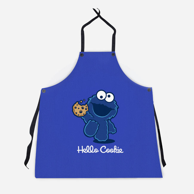 Hello Cookie-Unisex-Kitchen-Apron-retrodivision