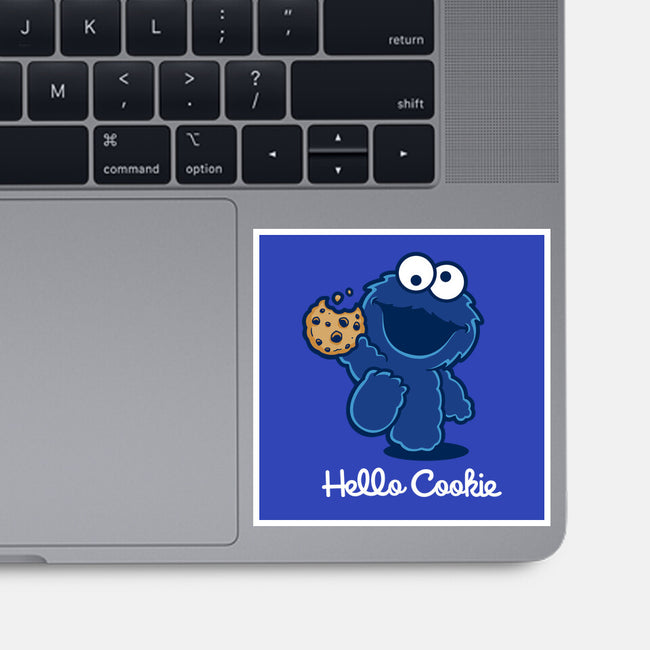 Hello Cookie-None-Glossy-Sticker-retrodivision