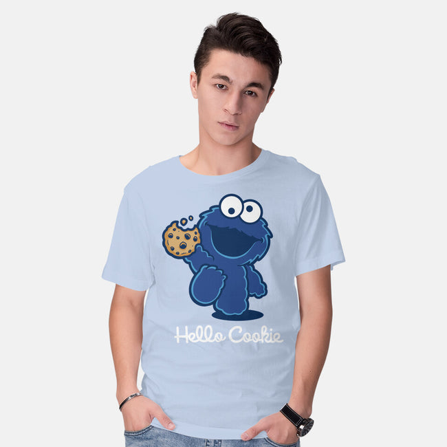 Hello Cookie-Mens-Basic-Tee-retrodivision