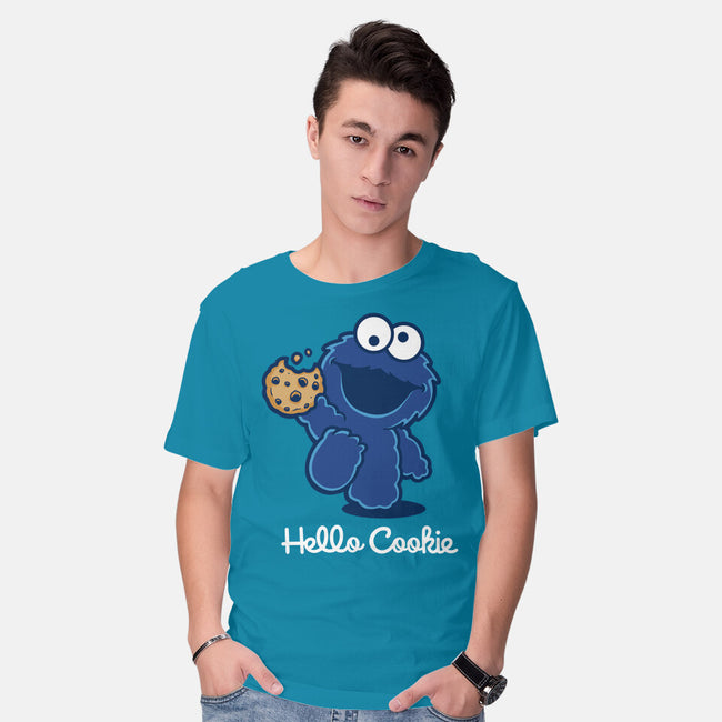 Hello Cookie-Mens-Basic-Tee-retrodivision