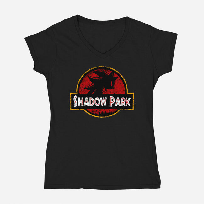 Shadow Park-Womens-V-Neck-Tee-spoilerinc