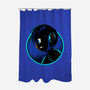 Shadow Cyborg-None-Polyester-Shower Curtain-spoilerinc