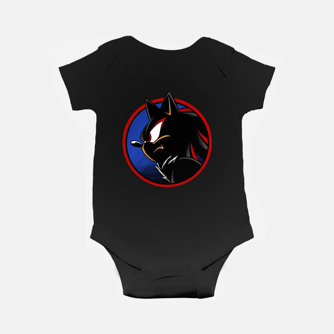 Dark Hedgehog-Baby-Basic-Onesie-spoilerinc